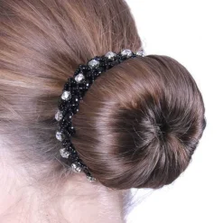 QHP Bande de chignon Diamond> Résilles Et Barrettes