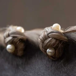 QHP Bijou de crinière Perle> Nattage|Brosses À Crins Et Peignes