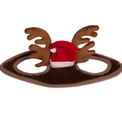 QHP Bonnet de Noël avec bois pour chevaux><noscript><img data-lazyloaded=