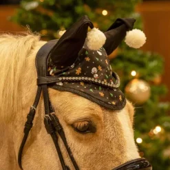 QHP Bonnet de Noël pour chevaux> Bonnet