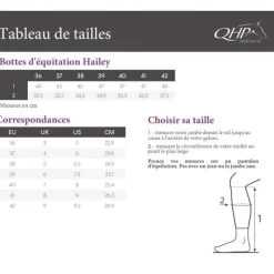 QHP Bottes d'équitation à lacets Hailey><noscript><img data-lazyloaded=