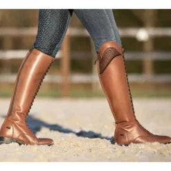 QHP Bottes d'équitation à lacets Hailey Larges> Bottes D'Équitation
