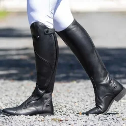 QHP Bottes d'équitation Tamar Junior larges>Enfant Bottes D'Équitation|Chaussant Junior