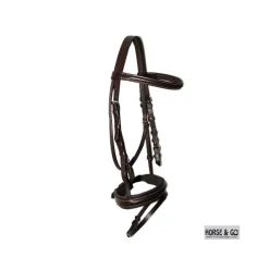 HORSE & GO Bridon muserolle combinée><noscript><img data-lazyloaded=