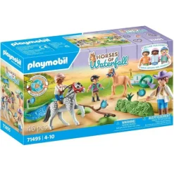 PLAYMOBIL Cavaliers avec poneys et saut d'obstacles> Jouet Et Peluche