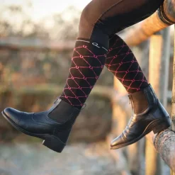 QHP Chaussettes d'équitation Classic Lot de 2 paires> Chaussettes D'Équitation