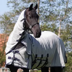 QHP Chemise anti-mouches avec cou et masque Big Neck><noscript><img data-lazyloaded=