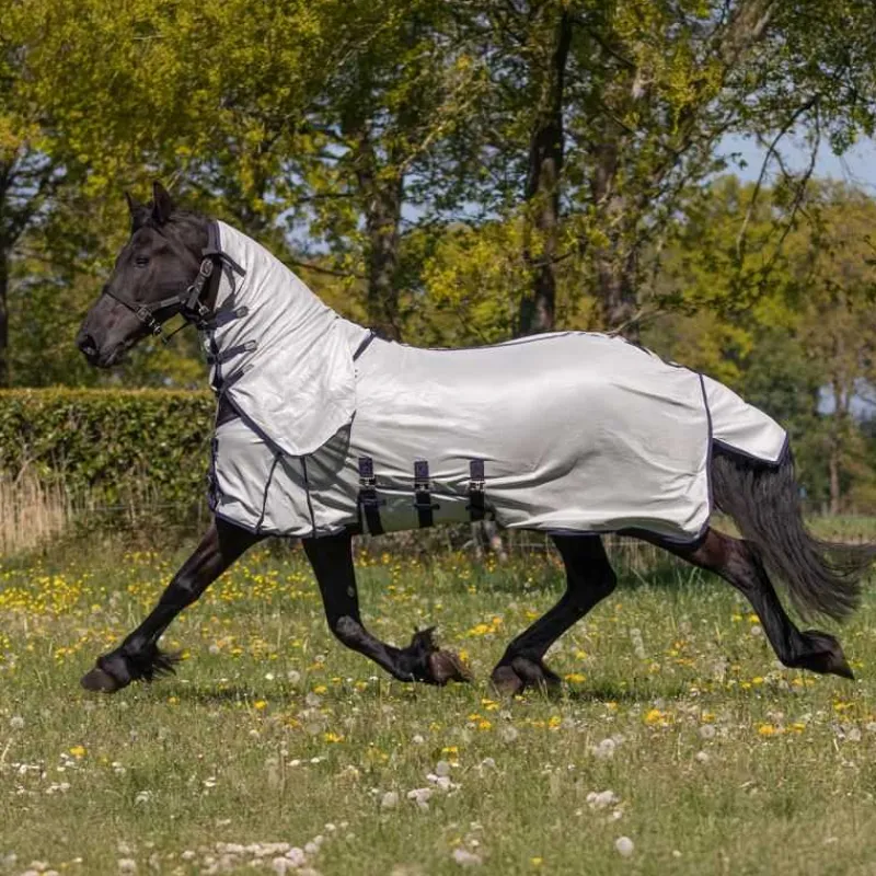 QHP Chemise anti-mouches avec cou et masque Big Neck> Chemise Anti-Mouches