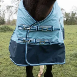 HORSE & GO Chemise imperméable doublée Coton Bleu Gris><noscript><img data-lazyloaded=
