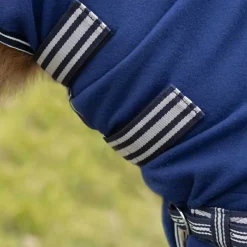 QHP Couverture polaire Shetland avec cou> Chemise Polaire Et Séchante|Couverture Poney Et Poulain