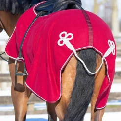 QHP Couvre-reins polaire Ornament> Couvre-Reins