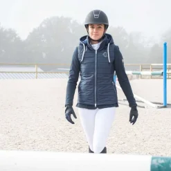 TIME TO RIDE Doudoune sans manche pour femme Rose><noscript><img data-lazyloaded=