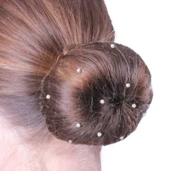 QHP Filet pour cheveux invisible Perle> Résilles Et Barrettes