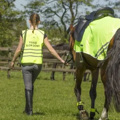 QHP Gilet réfléchissant> Dossards D'Équitation|Blouson Et Manteau