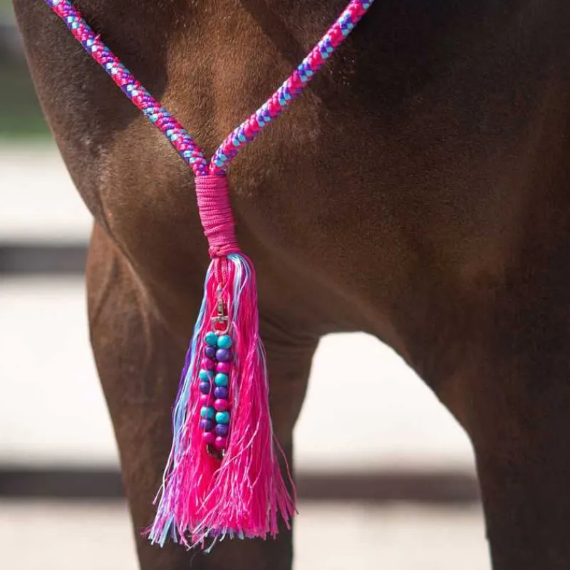 QHP Licol corde et cordelette Liberty> Licol Nylon|Licol + Longe