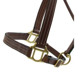 T de T Licol cuir triple couture><noscript><img data-lazyloaded=