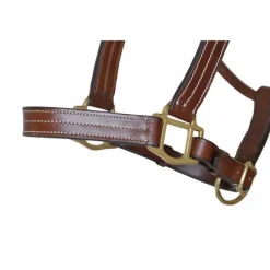 T de T Licol cuir triple couture><noscript><img data-lazyloaded=