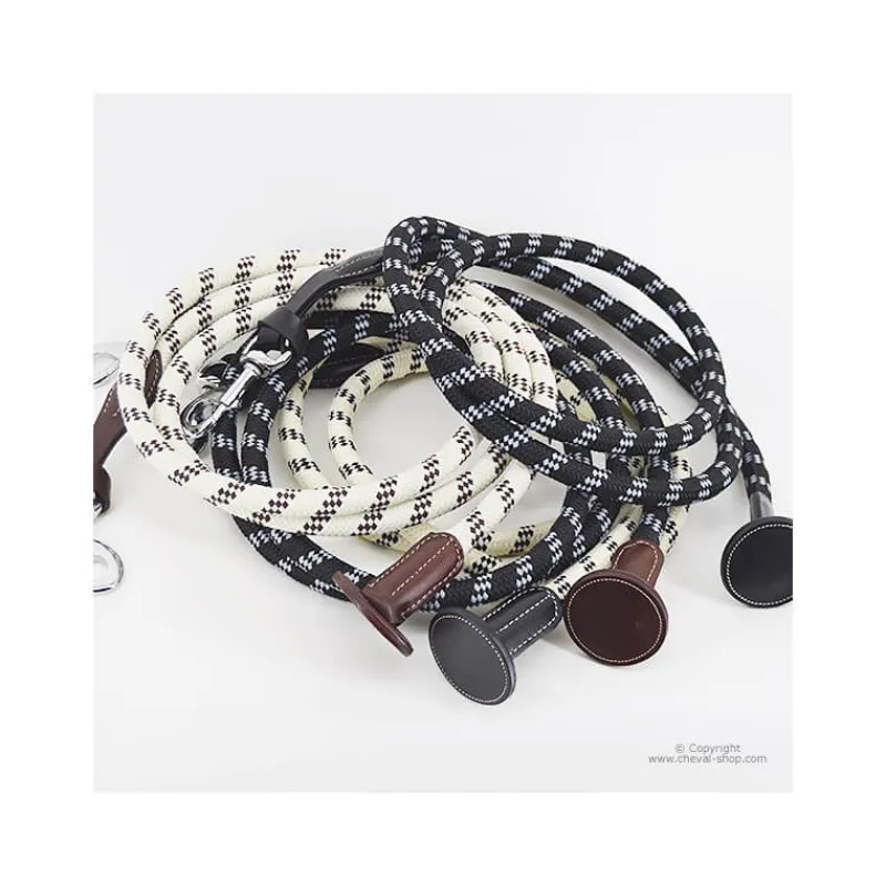STATIONATA Longe corde et cuir> Longe