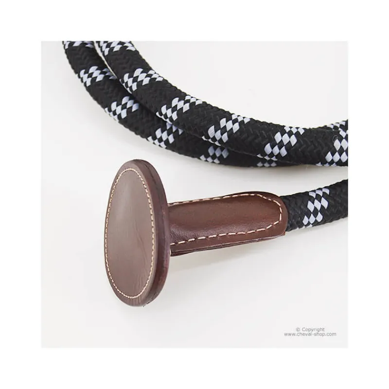 STATIONATA Longe corde et cuir> Longe