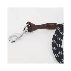 STATIONATA Longe corde et cuir><noscript><img data-lazyloaded=