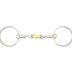 STATIONATA Mors 2 anneaux anatomique double brisure> Mors Simple|Mors Double Brisure