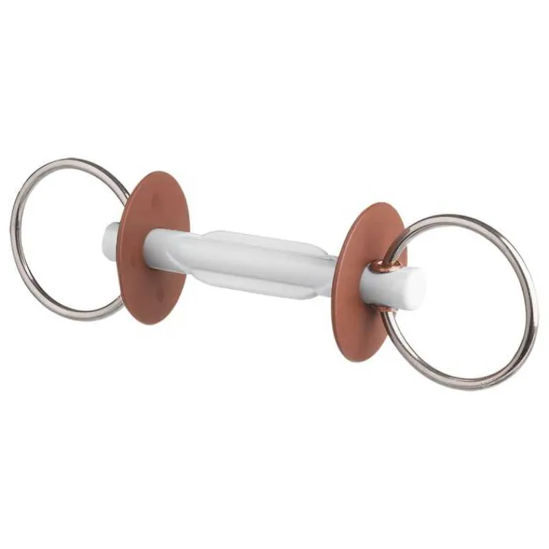 BERIS Mors 2 anneaux canon papillon Soft> Mors Simple|Mors Beris