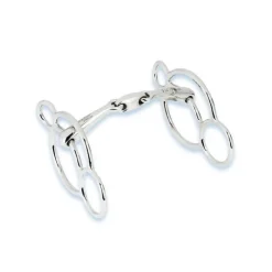 STUBBEN Mors 3 anneaux double brisure Easy Control> Mors Double Brisure|Mors Type Pessoa