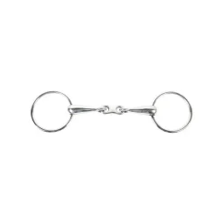 HARRY HORSE Mors 2 anneaux double brisure Flat Link Harry's Horse> Mors Simple|Mors Double Brisure