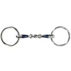 QHP Mors 2 anneaux double brisure anatomique Sweet Iron> Mors Simple|Mors Double Brisure