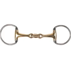 Q-ESSENTIALS Mors à olive double brisure maillechort Argentan QHP> Mors Simple|Mors Double Brisure