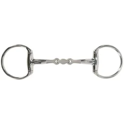 QHP Mors à olives anatomique double brisure Acier sablé> Mors Double Brisure|Mors À Olives