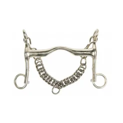 Mors de bride Maillechort HKM - 125> Mors De Bride