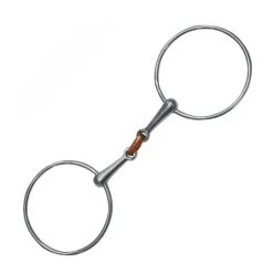 PRIVILEGE EQUITATION Mors grand anneaux double brisure> Mors Double Brisure
