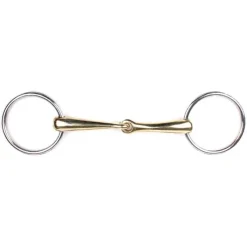 Q-ESSENTIALS Mors simple maillechort Argentan QHP> Mors Simple