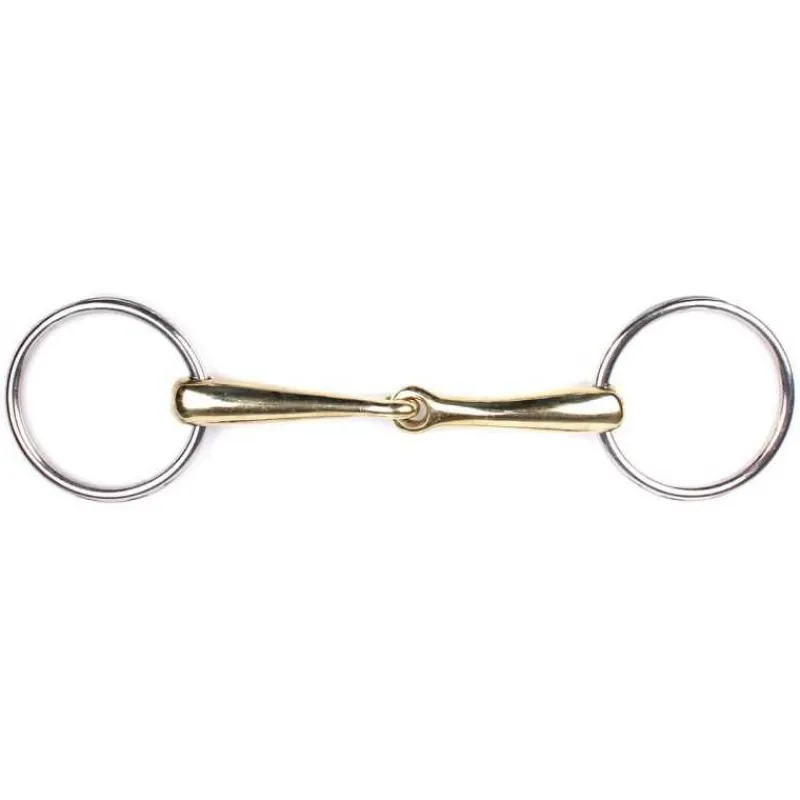 Q-ESSENTIALS Mors simple maillechort Argentan QHP> Mors Simple