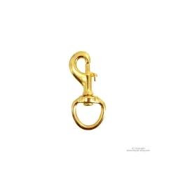 Mousqueton tirette 22 mm Laiton Umbria> Mousqueton