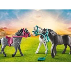 PLAYMOBIL Pack 3 chevaux : Frison, Knabstrupper et Andalou> Jouet Et Peluche
