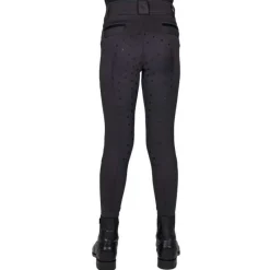 QHP Pantalon d'équitation pour enfant Fayen full grip><noscript><img data-lazyloaded=
