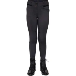 QHP Pantalon d'équitation pour enfant Fayen full grip><noscript><img data-lazyloaded=