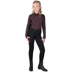 QHP Pantalon d'équitation pour enfants Kae><noscript><img data-lazyloaded=