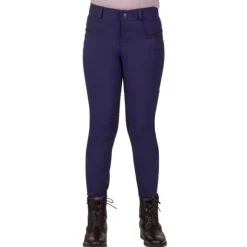 QHP Pantalon d'équitation Rylee Junior Grip><noscript><img data-lazyloaded=