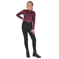 QHP Pantalon d'équitation Zahra Junior full grip>Enfant Pantalon Et Legging