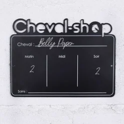 FOR STABLE Plaque de Box> Porte Accessoires, Rangements Et Sacs|Chariot, Porte Bridon Et Porte Couvertures