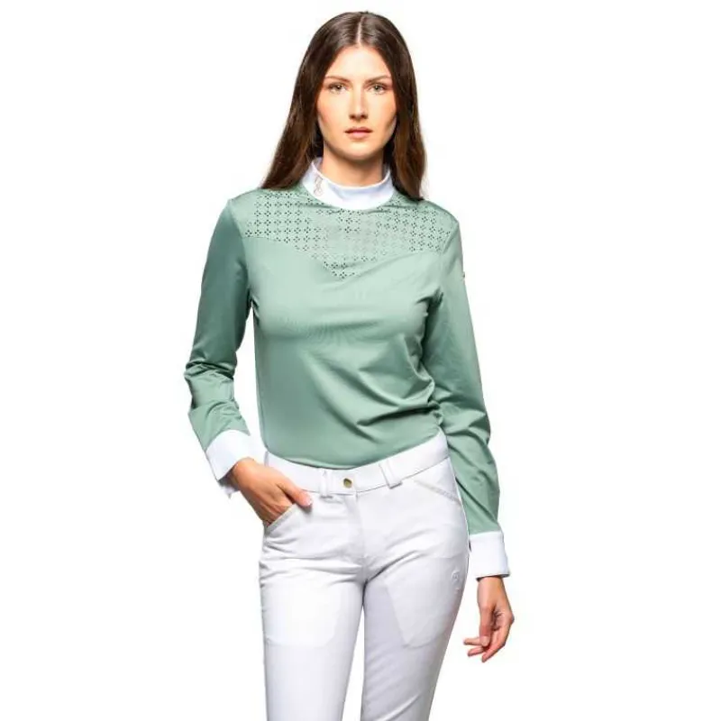 FLAGS&CUP Polo de Concours Femme Isla ML Flags & Cup> Polo Et Chemise De Concours