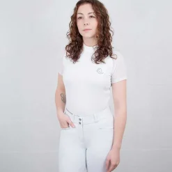 TIME TO RIDE Polo de concours pour femme Silvana> Polo Et Chemise De Concours