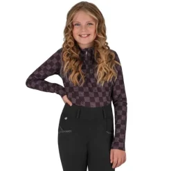 QHP Polo manches longues enfant Lize>Enfant Sweat, Pull Et Gilet|Polo Et T-Shirt