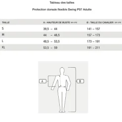 SWING Protection dorsale flexible P07 Adulte> Protection Dorsale
