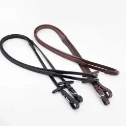 STATIONATA Rênes Caoutchouc 16mm Boucle Argent> Rênes Et Arrêtoirs