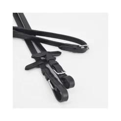 STATIONATA Rênes Caoutchouc 16mm Boucle Argent> Rênes Et Arrêtoirs