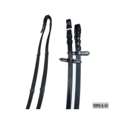 HORSE & GO Rênes toile Horse and Go><noscript><img data-lazyloaded=